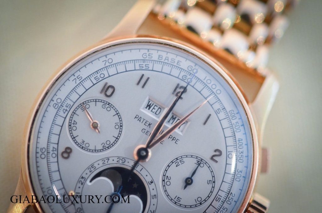 Chi tiết mặt số Patek Philippe Ref. 1518