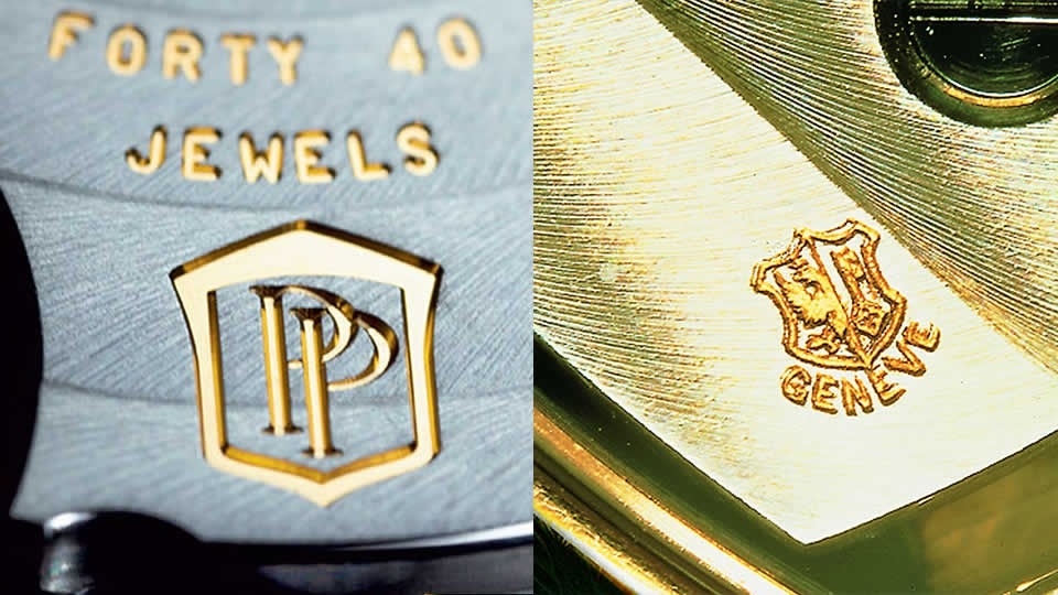 Patek Philippe Seal (Trái) và Geneva Seal (Phải)