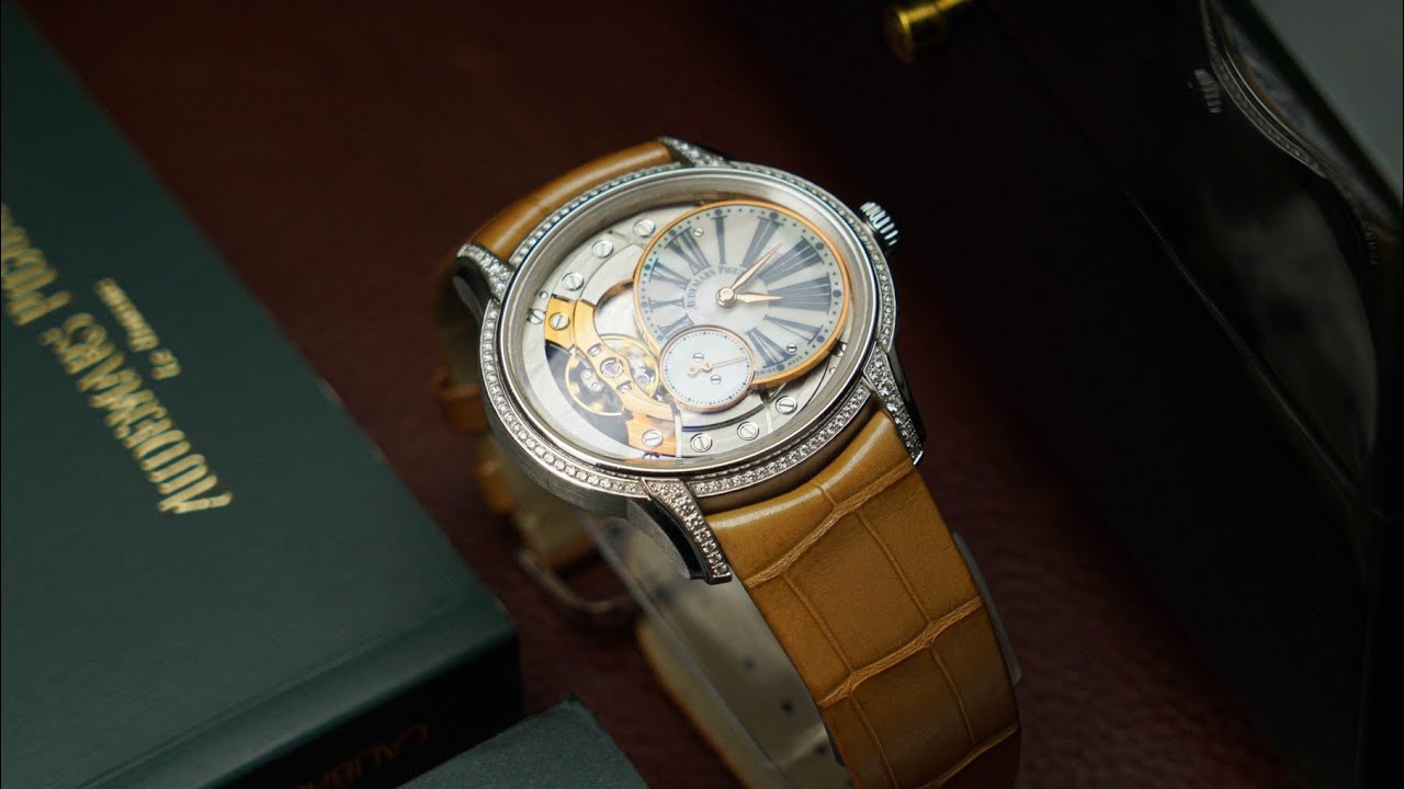 Audemars Piguet Millenary 77247BC: cơ học lộ thiên