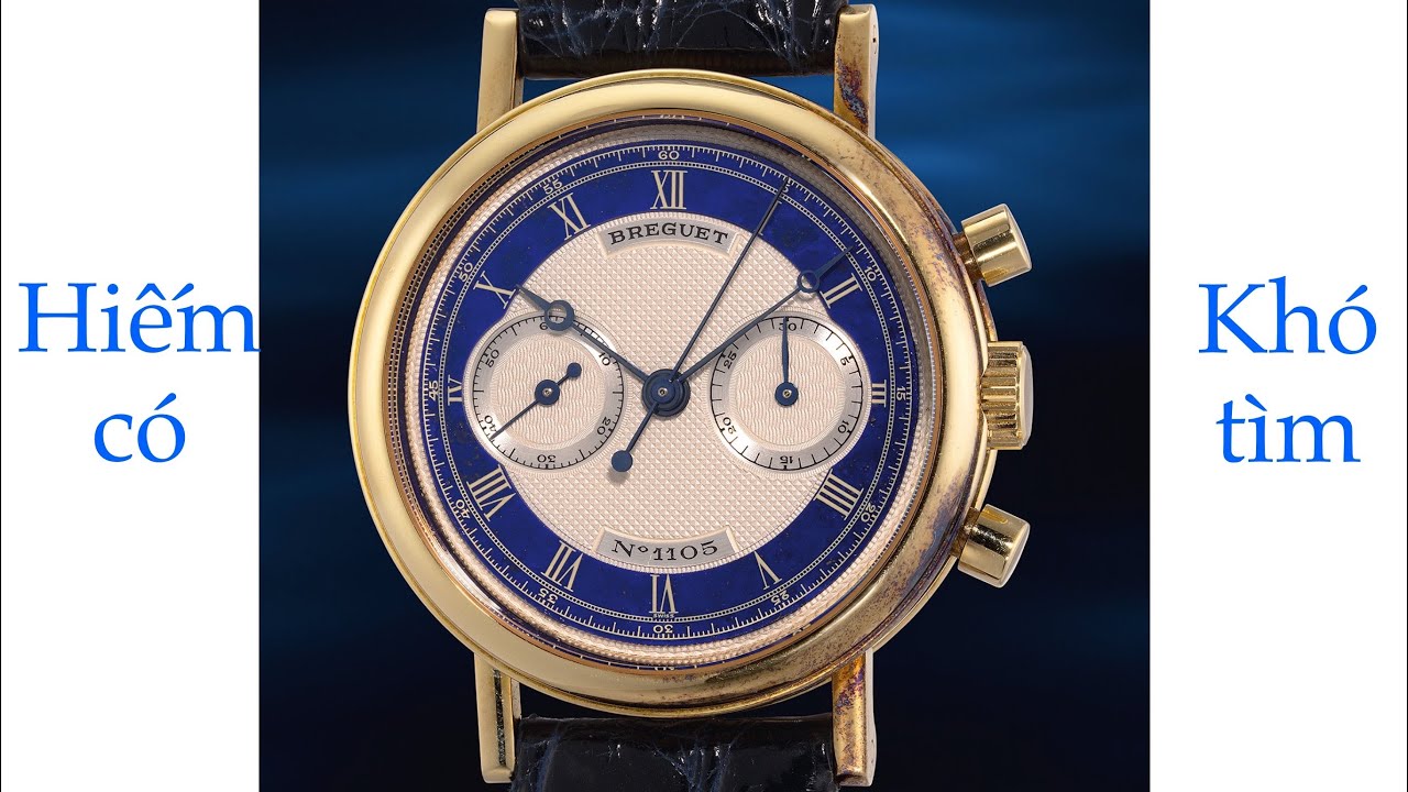 Breguet 3237: chronograph với vòng lapis lazuli