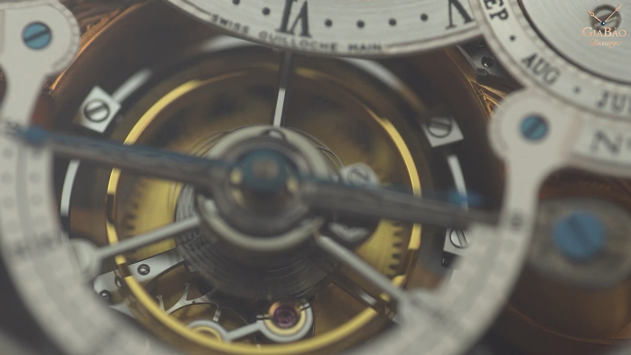 Lồng tourbillon trên Breguet 3755