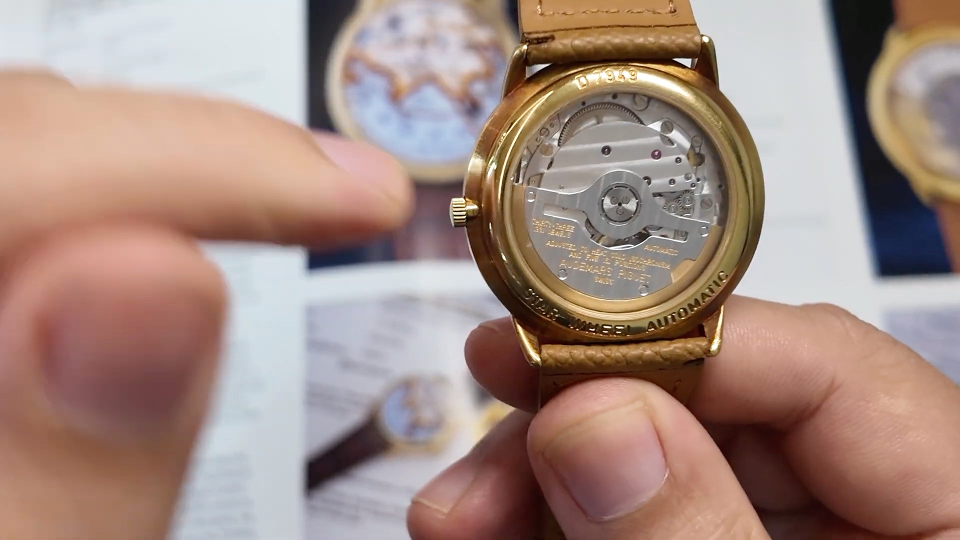 Calibre tự động 2124 của Audemars Piguet Star Wheel