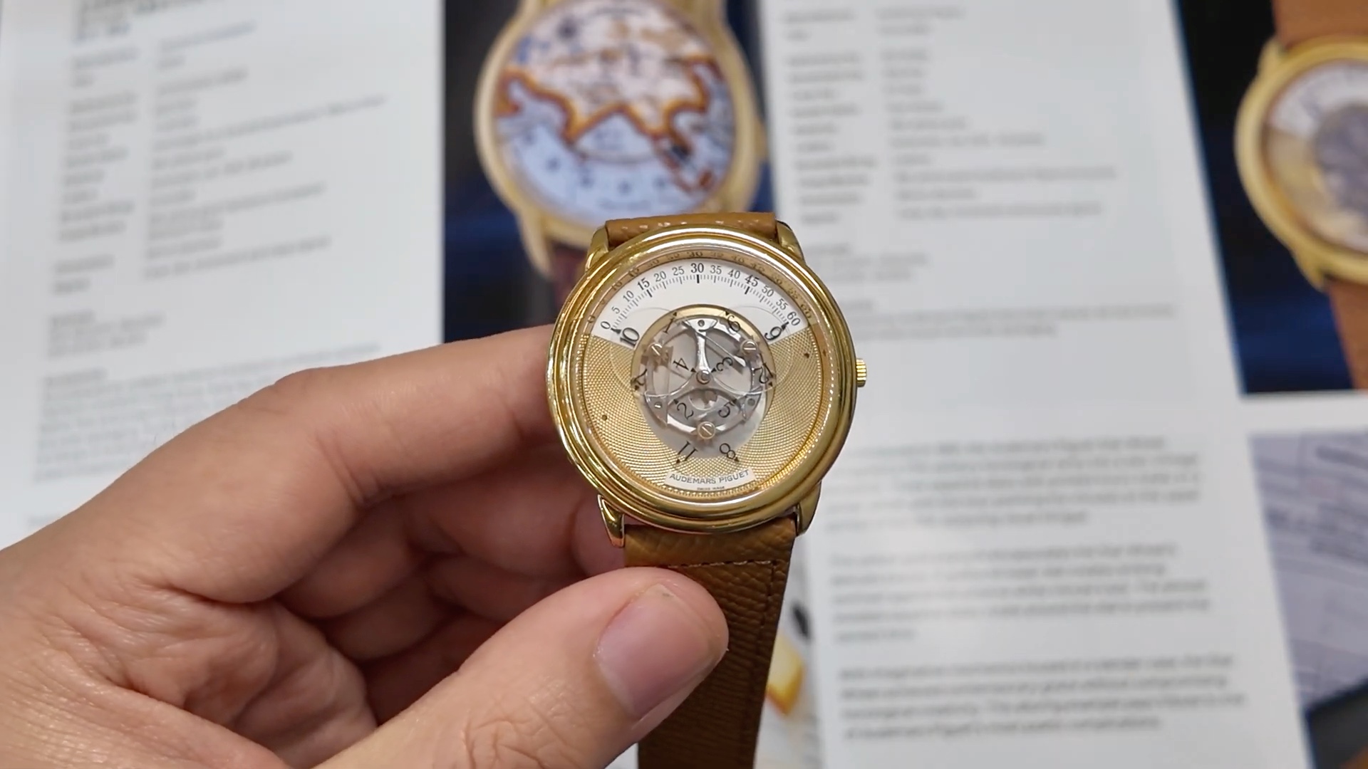 Toàn cảnh mặt số Audemars Piguet Star Wheel 25720BA
