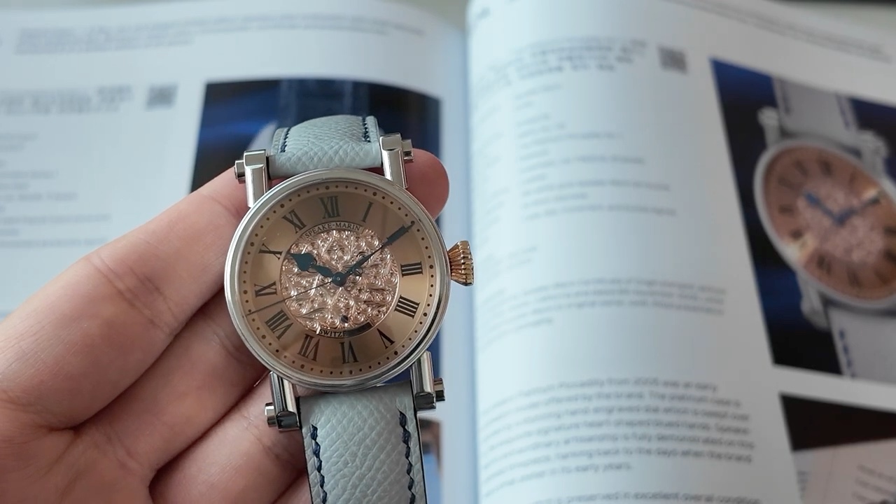 Speake-Marin Platinum Piccadilly No. 1 nhìn chính diện