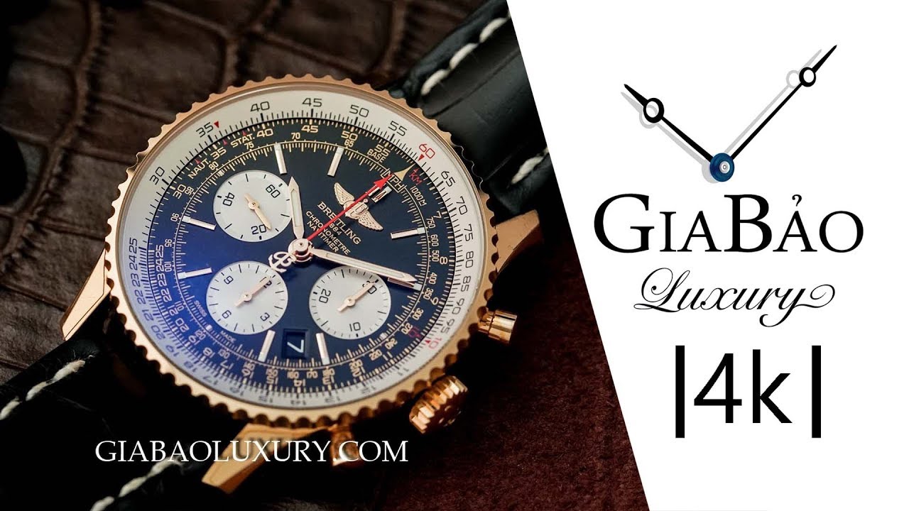 Breitling Navitimer 01 RB0120: vàng hồng 43 mm
