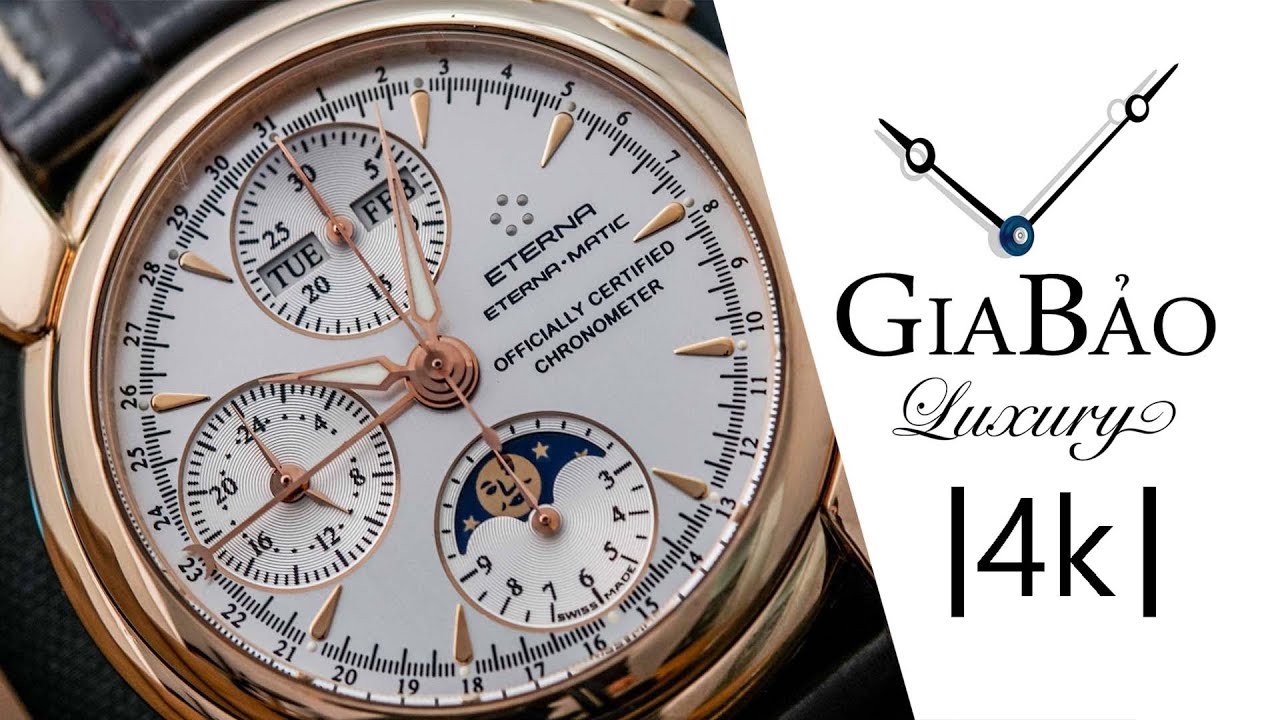 Eterna-Matic 1948: moonphase và chronograph