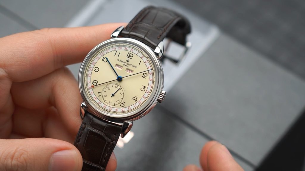 Vacheron Constantin Historiques Triple Calendar 1942 B426 nhìn chính diện
