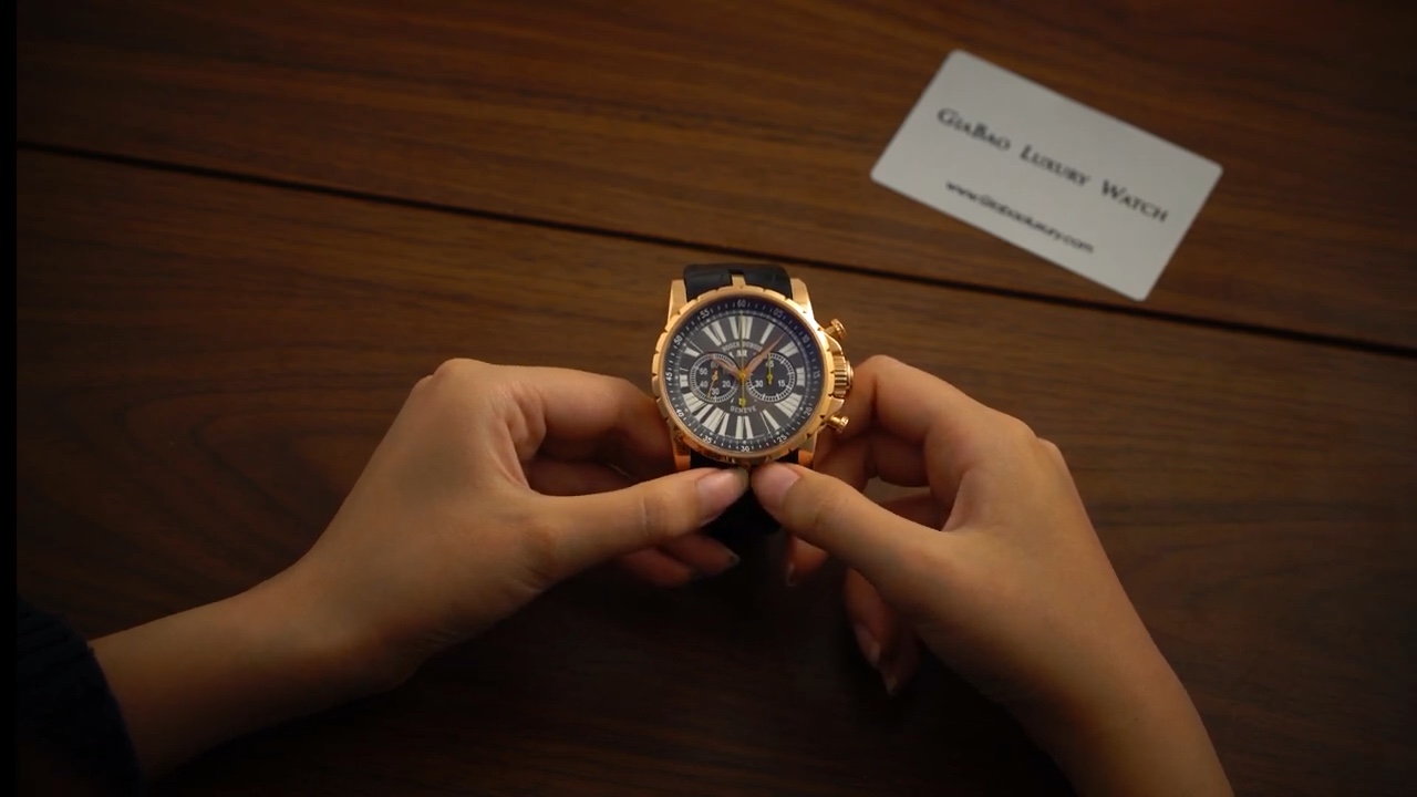 Roger Dubuis Excalibur Chronoexcel vàng hồng