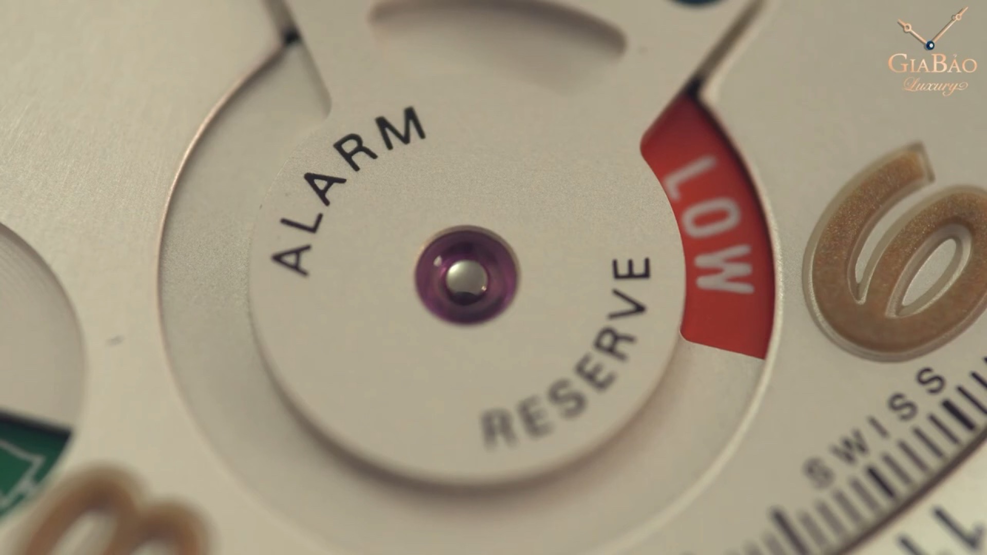 Chỉ báo alarm và dự trữ alarm Zenith Doublematic