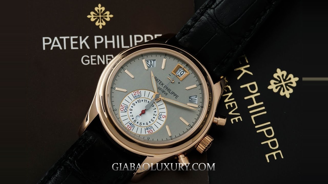 Patek 5960R-001: lịch thường niên chronograph