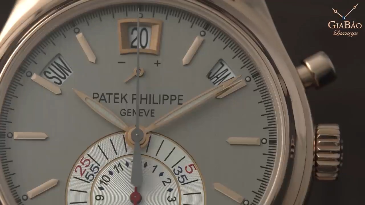 Mặt số Patek Philippe Annual Calendar Chronograph 5960R-001