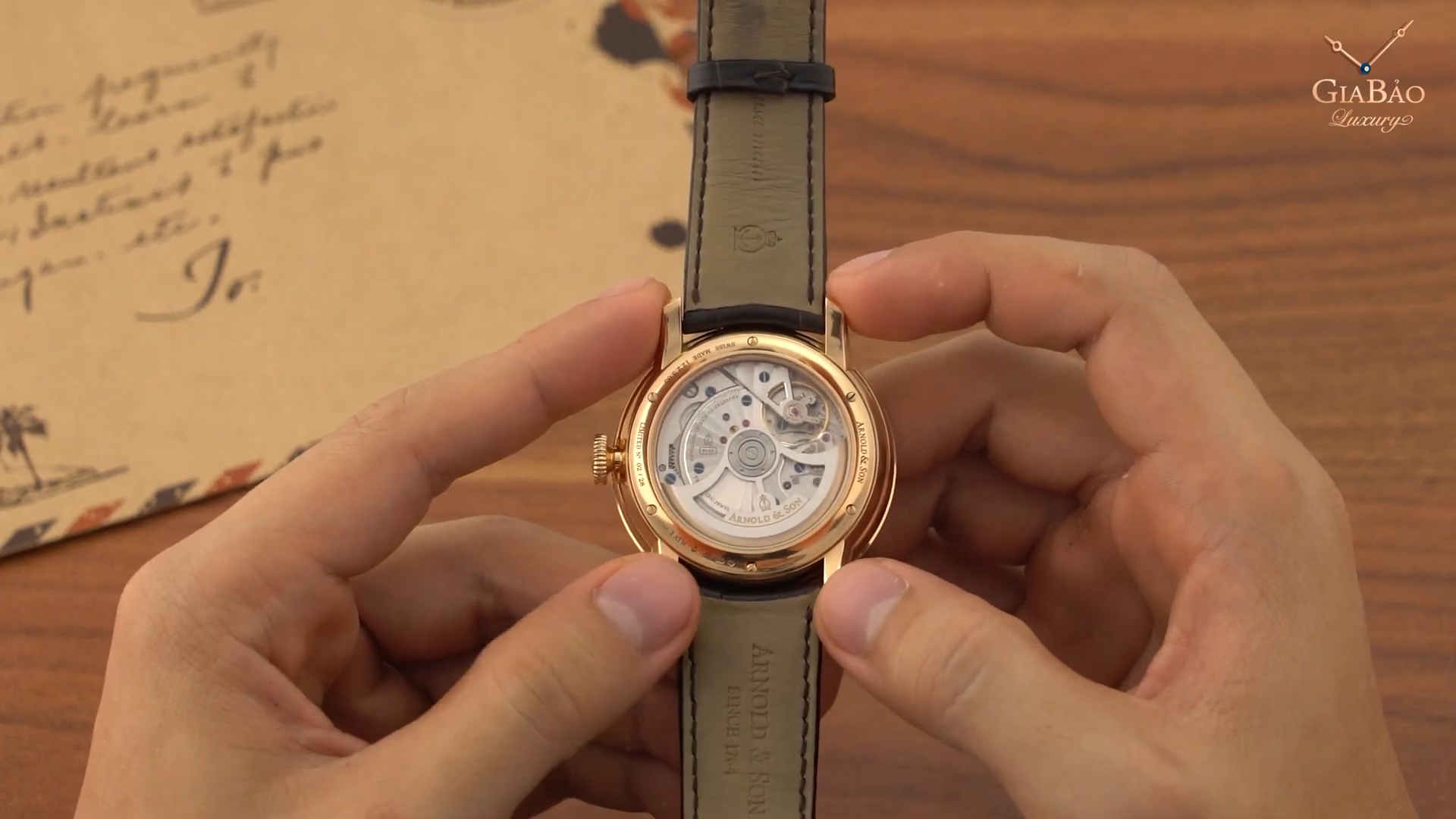 Calibre A&S6103 của Arnold & Son East India Company