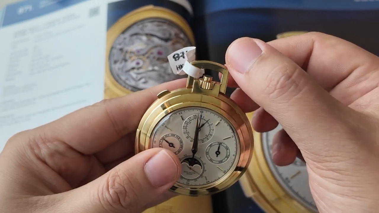 Pendant và nút bấm Patek Philippe Ref. 850