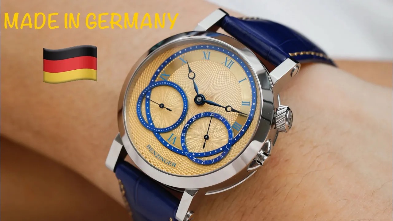 Benzinger GAP-1 Golden Blue: guilloché thủ công