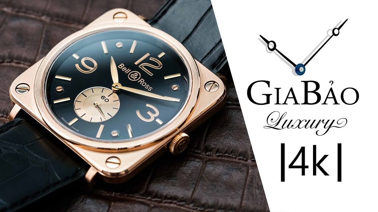 Bell & Ross BR S Rose Gold: vỏ vuông mỏng 8 mm