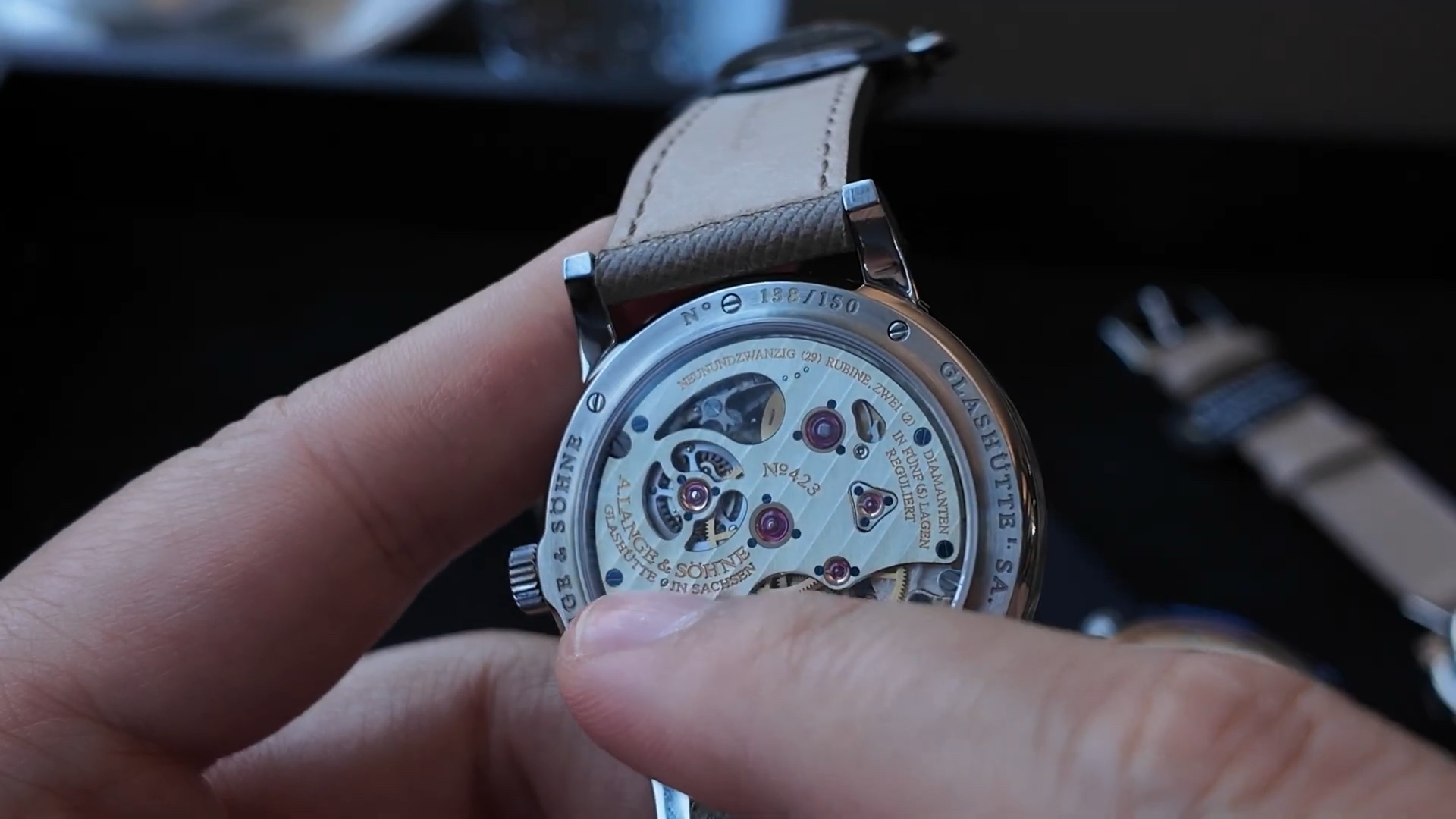 Bộ máy L902.0 và cơ cấu dây xích của A. Lange & Söhne 701.007
