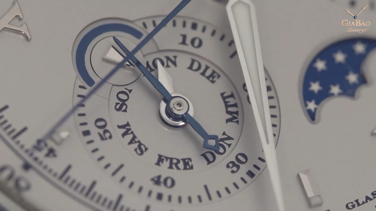 Chỉ báo thứ và ngày đêm trên Datograph Perpetual 410.025