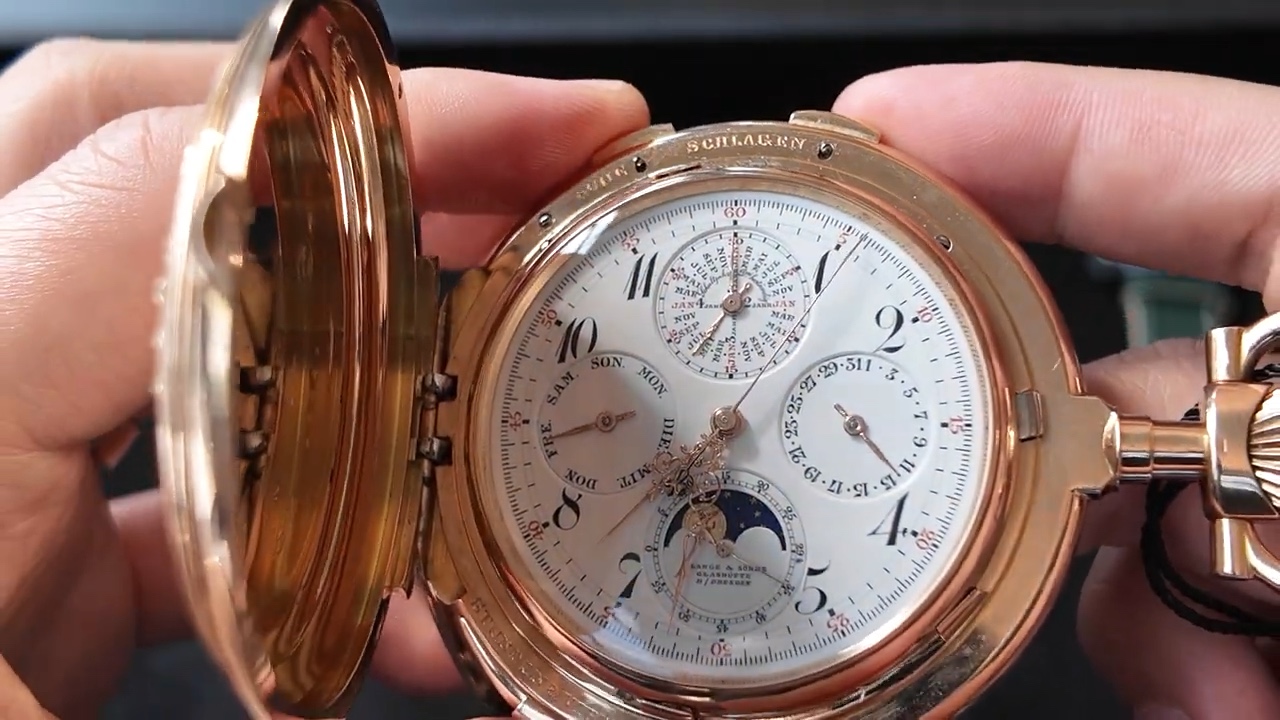 Mặt số lịch vạn niên A. Lange & Söhne Grande Complication
