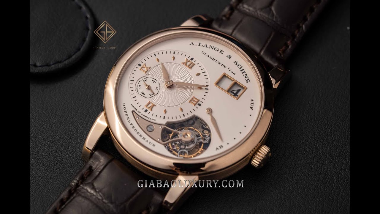 Lange 1 Tourbillon 722.050: Honeygold và Handwerkskunst
