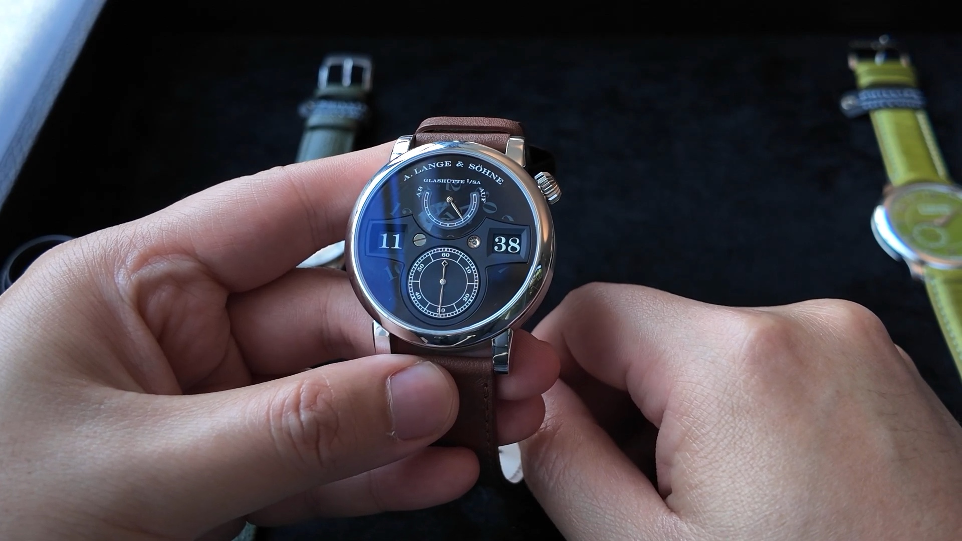 Mặt số A. Lange & Söhne Zeitwerk Luminous Phantom