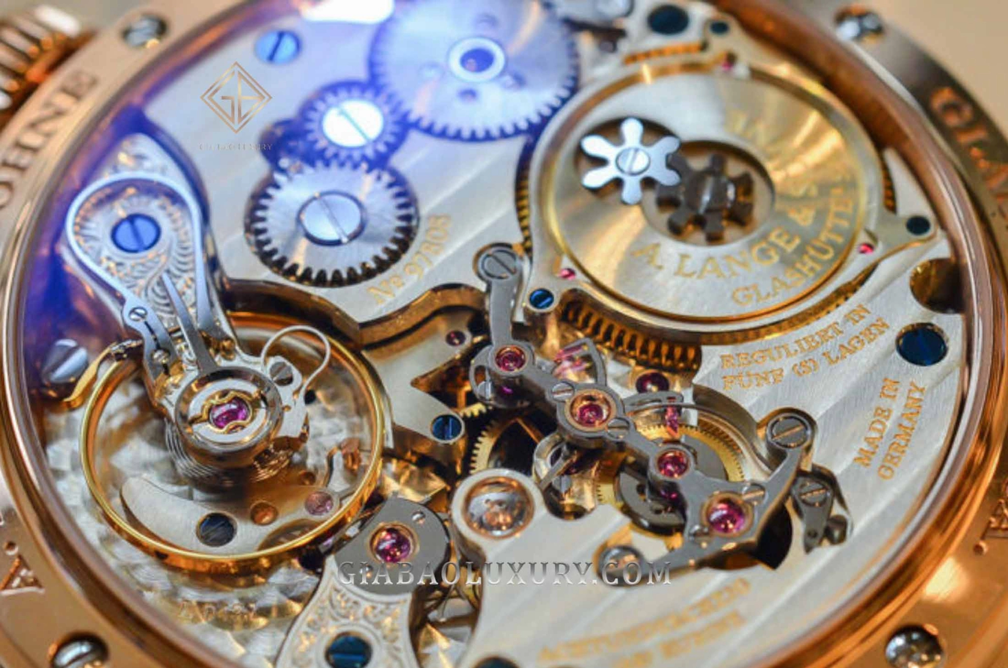 A. Lange & Söhne Zeitwerk và Zeitwerk Striking Time: chi tiết bộ máy và remontoir của Zeitwerk