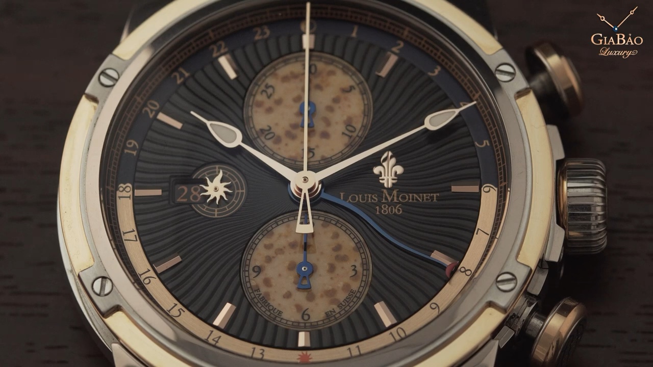 Mặt số hóa thạch Louis Moinet Geograph Rainforest