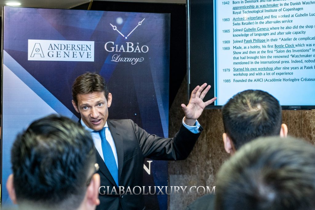 Andersen Genève: hành trình độc lập và sự kiện Việt Nam 2019: không gian giới thiệu Andersen Genève tại Thành phố Hồ Chí Minh ngày 5/5/2019