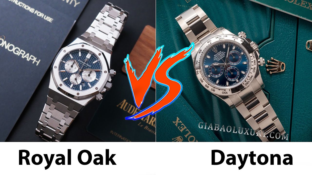 Royal Oak 26331ST và Rolex Daytona 116509