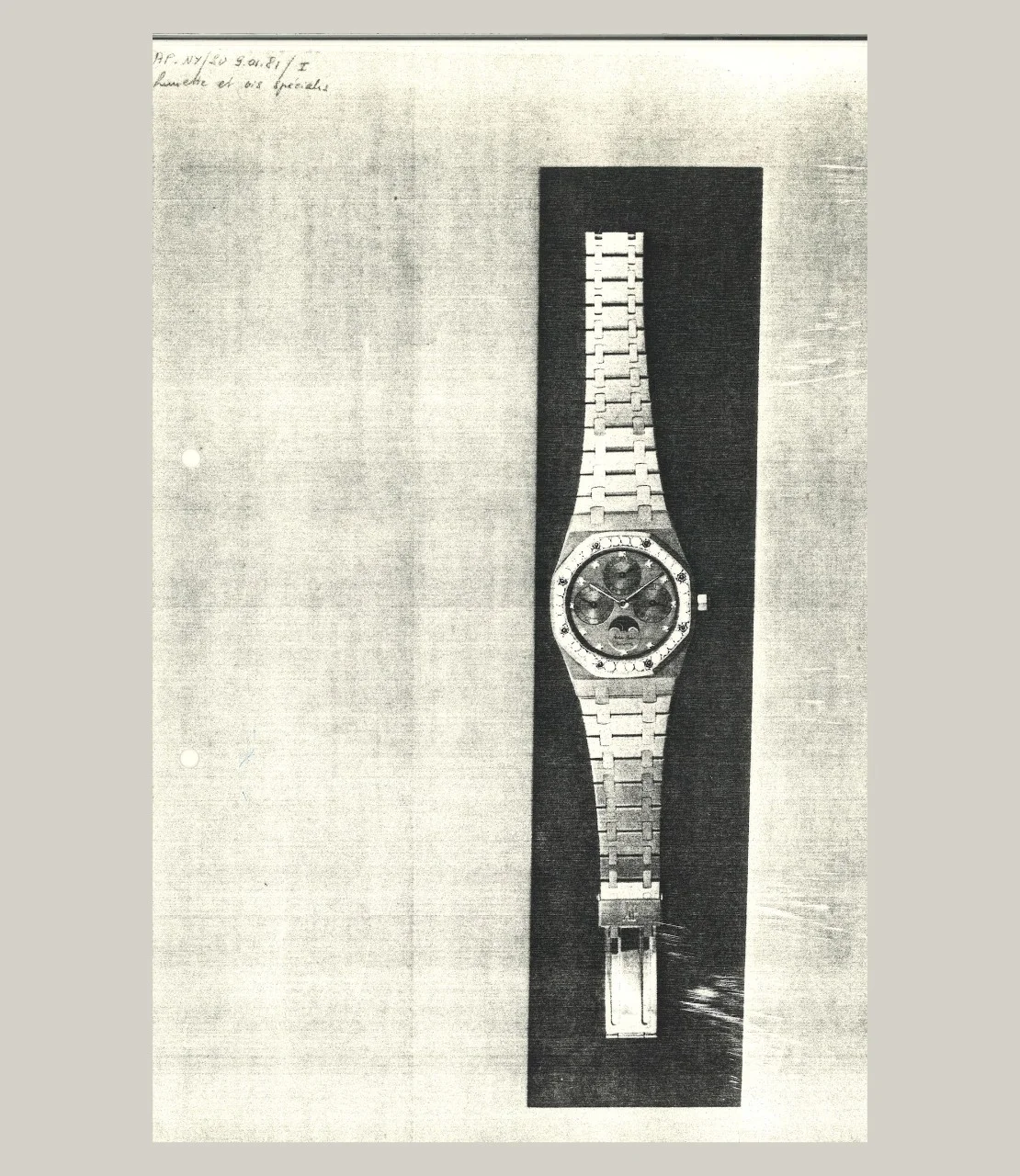 Royal Oak Perpetual Calendar: lịch sử từ Ref. 5554 đến 26579: Royal Oak Perpetual Calendar 25554ST khoảng năm 1984