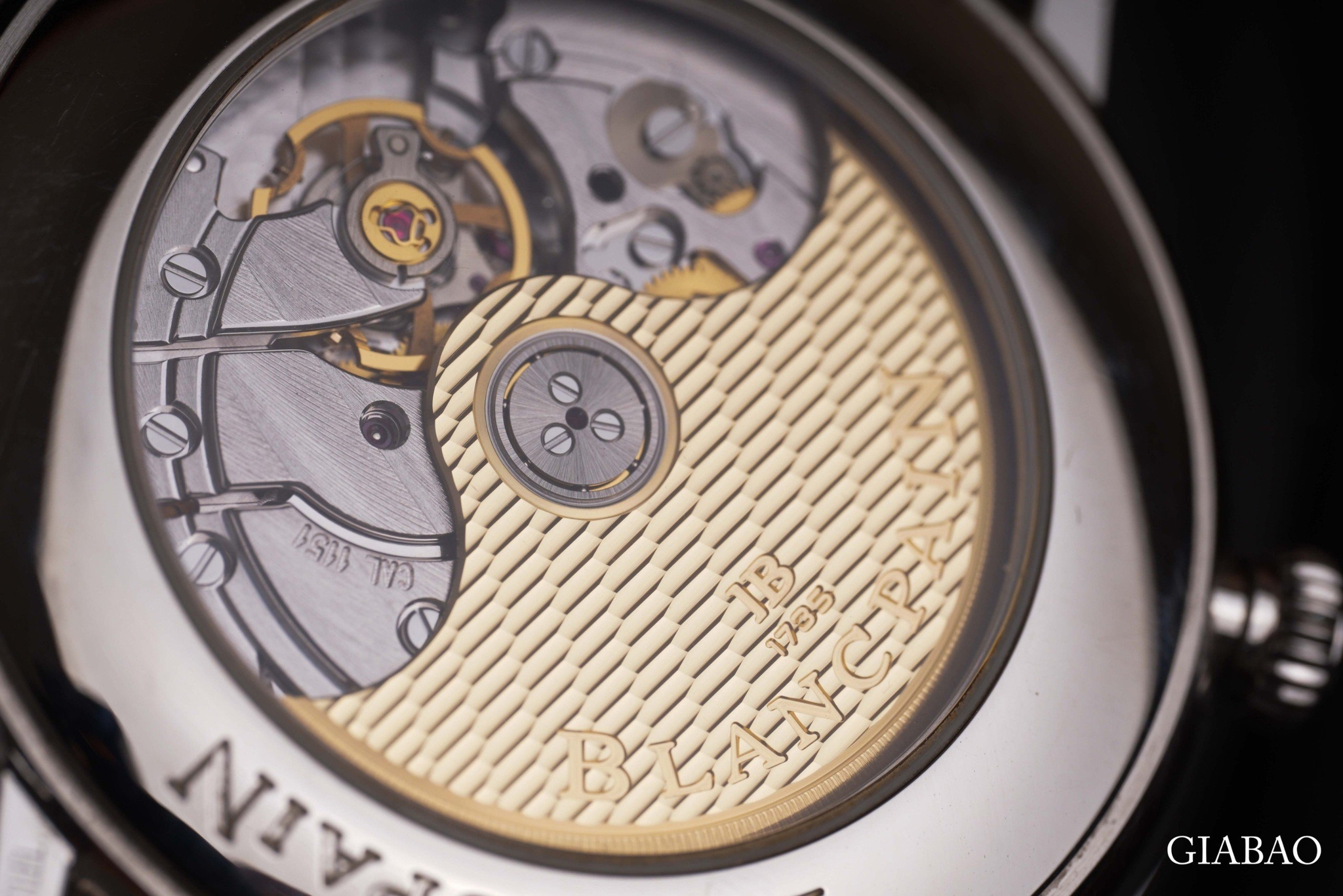 Rotor vàng của calibre Blancpain 1151