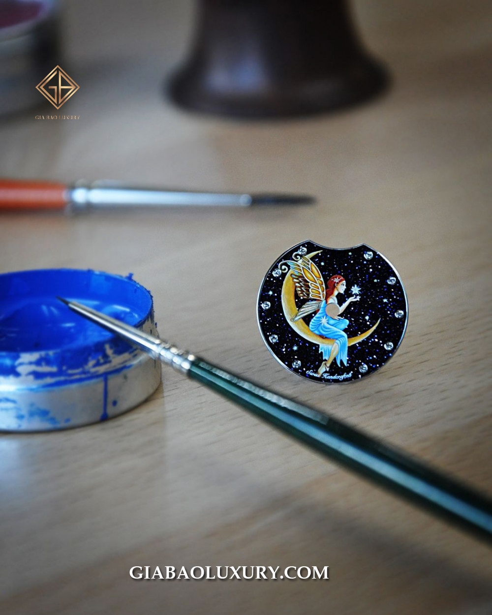 BOVET Récital 23 Hope tại Only Watch 2019: bản miniature painting trước khi lắp lên đồng hồ