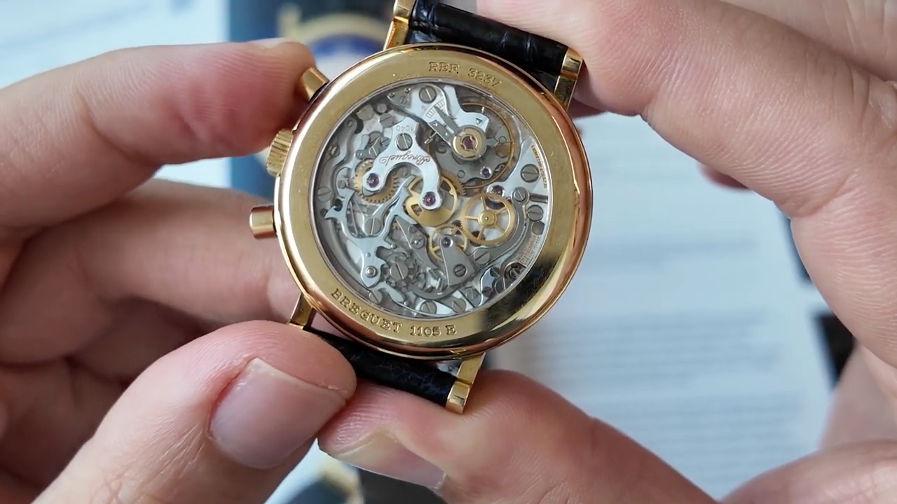 Bộ máy chronograph lên dây tay Breguet calibre 533
