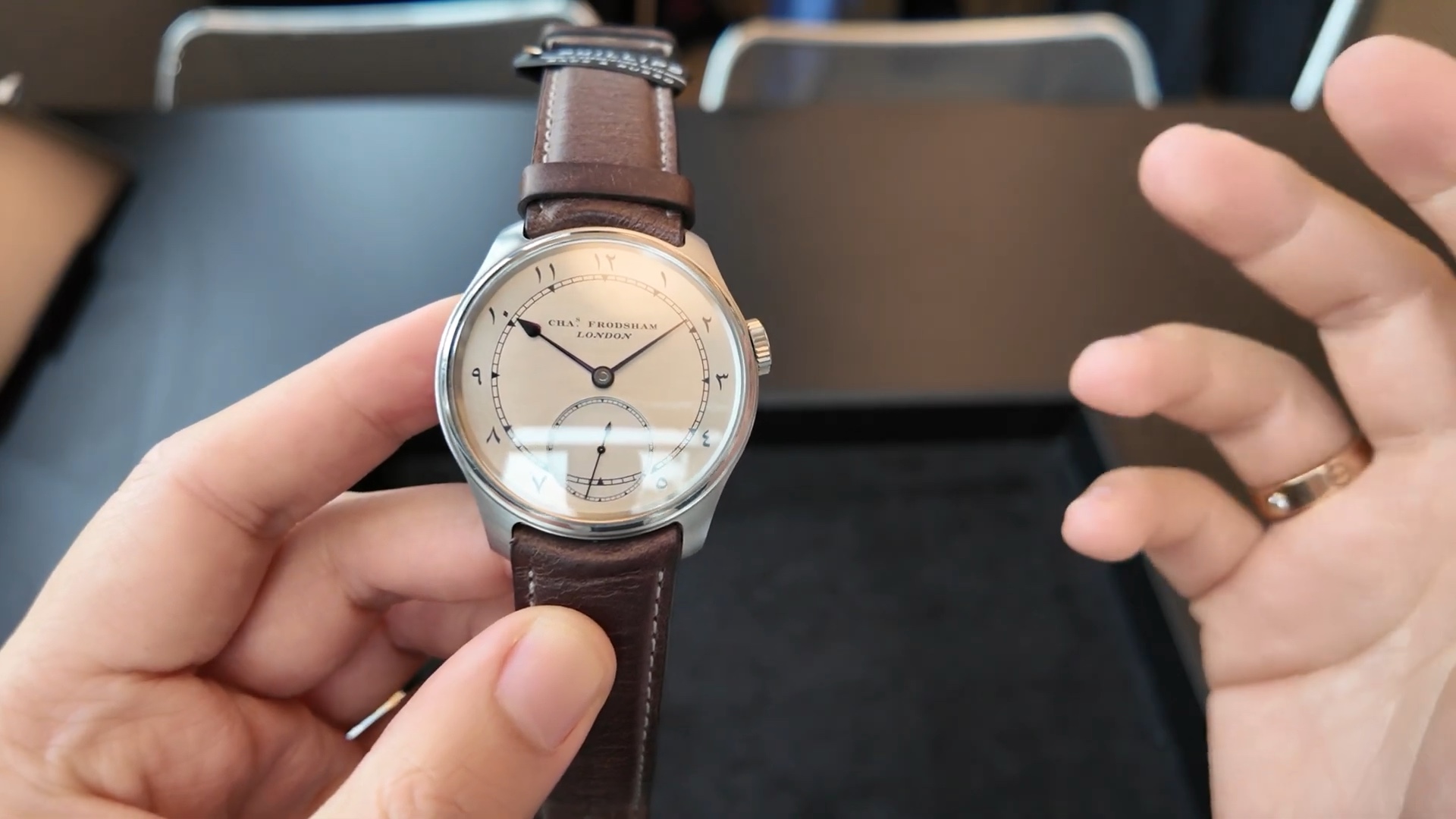 Charles Frodsham Double Impulse Chronometer mặt số bạc
