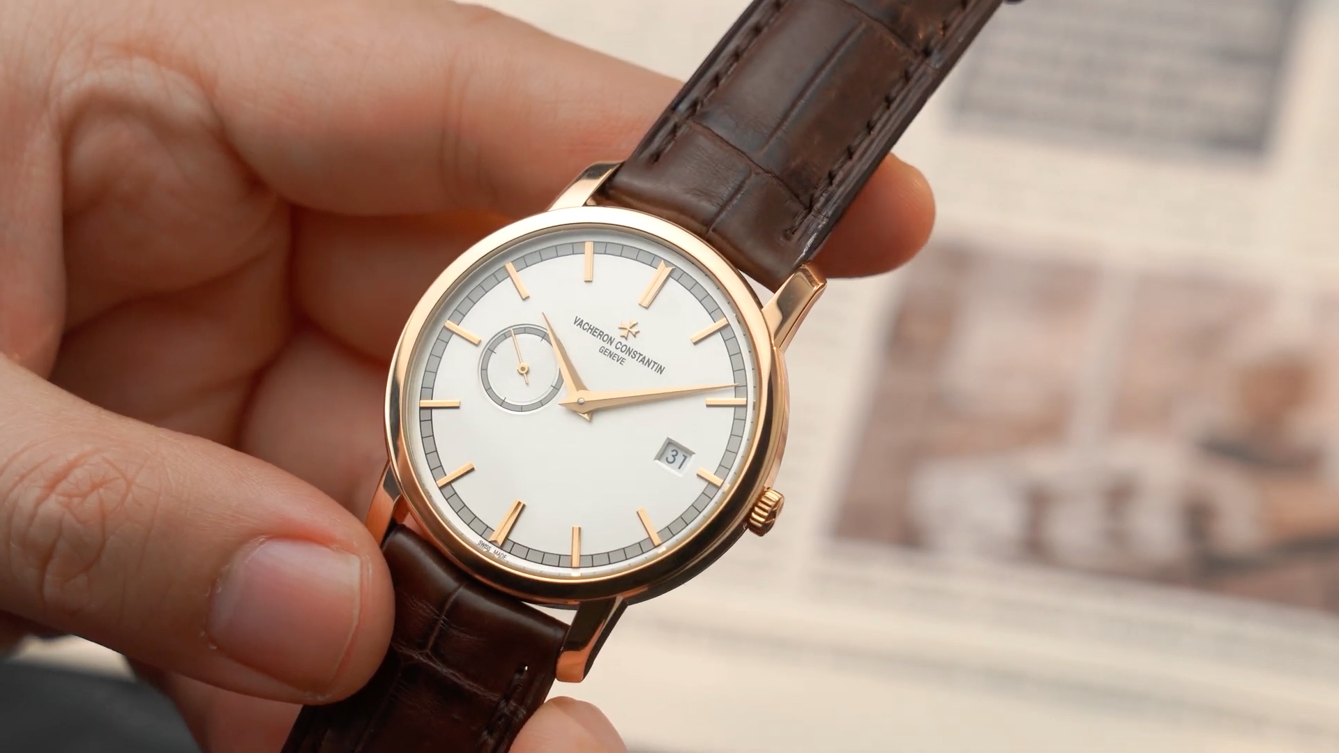 Vacheron Constantin Traditionnelle 87172/000R — mặt số