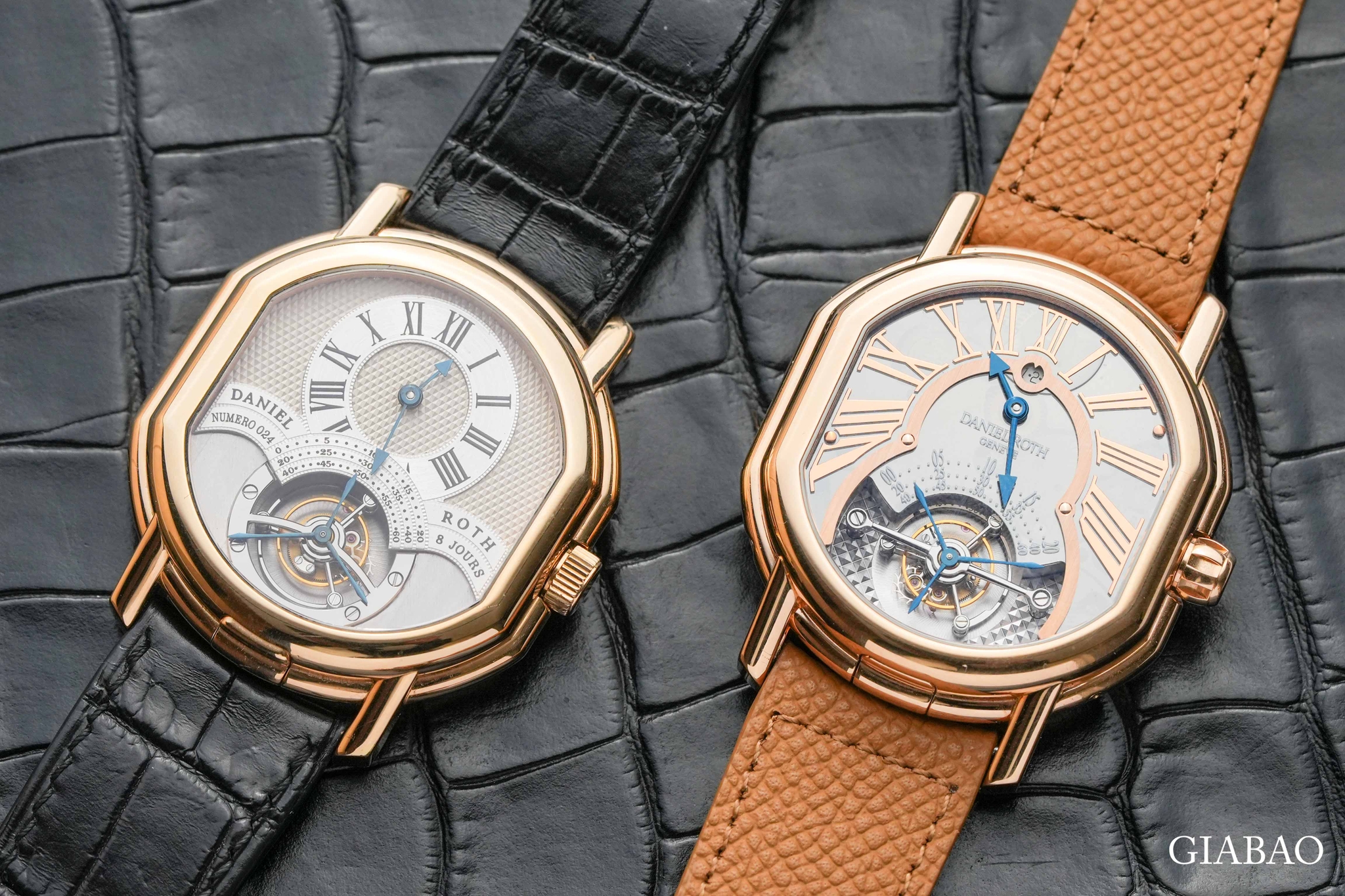 Daniel Roth 197.X.40 và 220.Y.50 nhìn gần từ mặt trước
