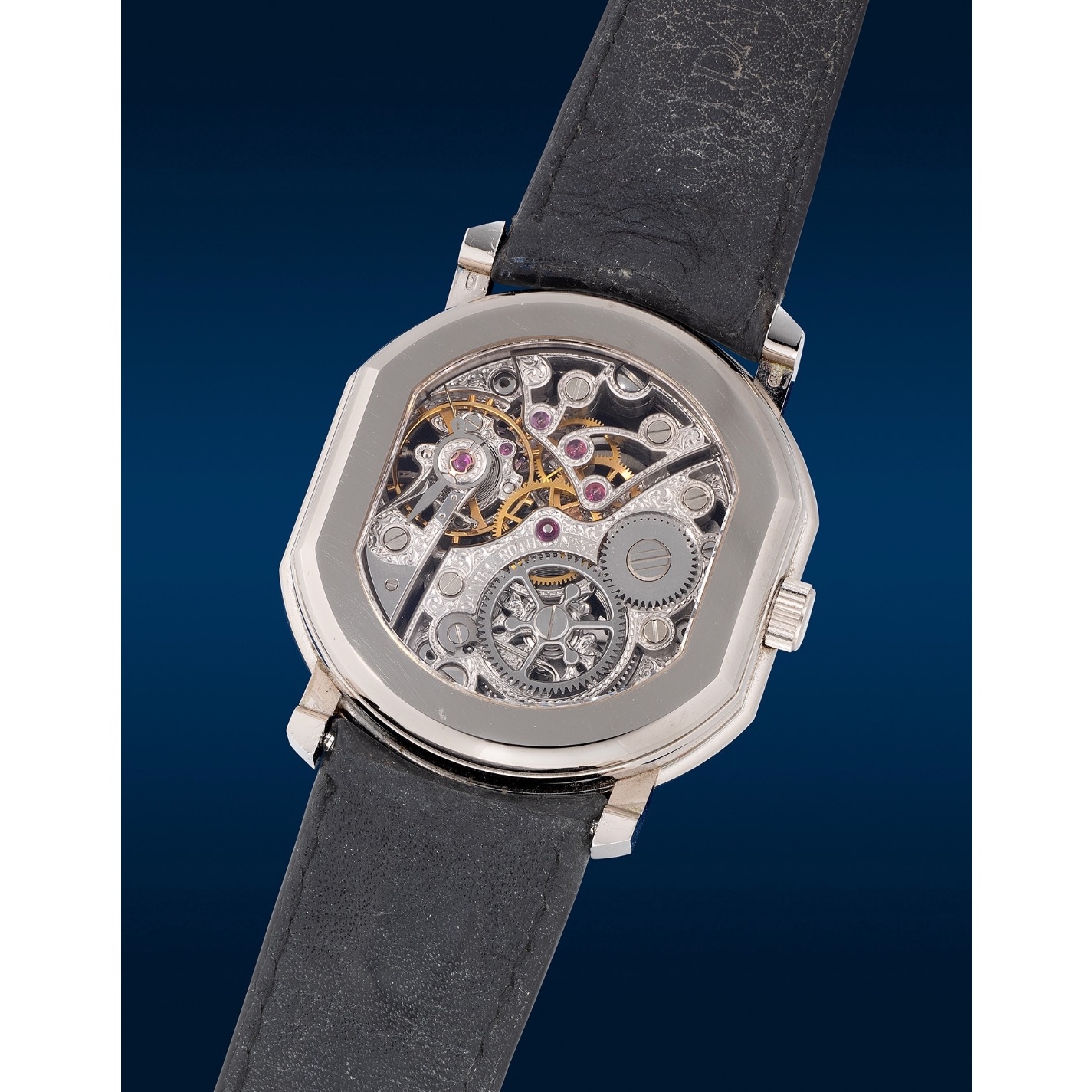 Mặt sau bộ máy skeleton Daniel Roth C127S số 32