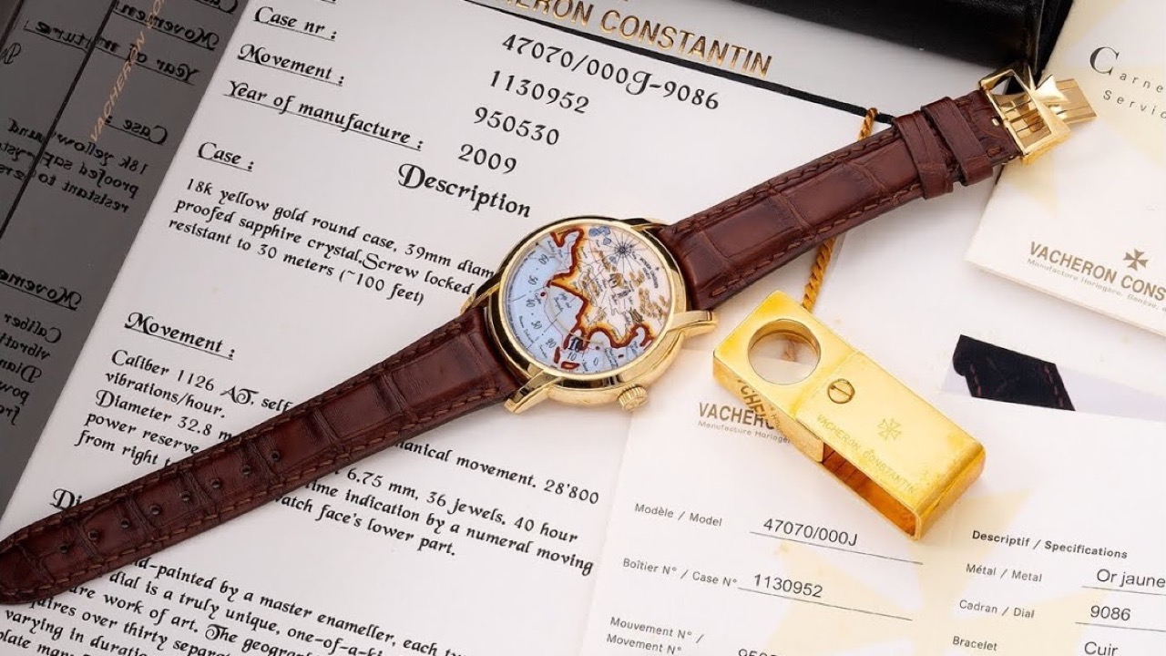 Vacheron Constantin 47070: giờ lưu động Marco Polo
