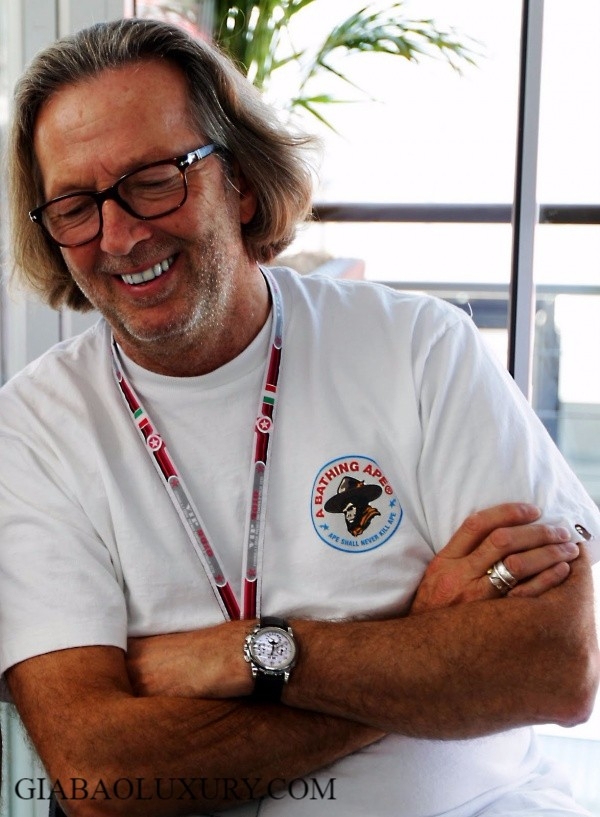 Eric Clapton đeo Patek Philippe Ref. 2499/100 platinum