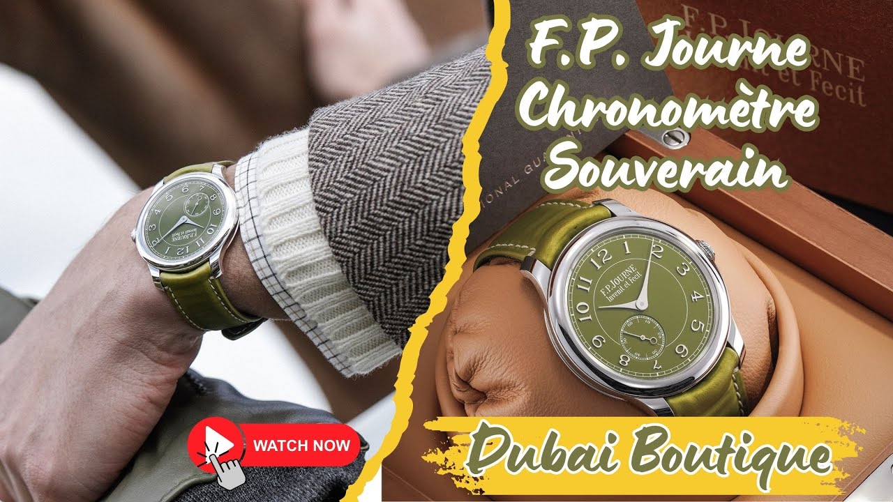 F.P. Journe Chronomètre Souverain Dubai: xanh và hiếm