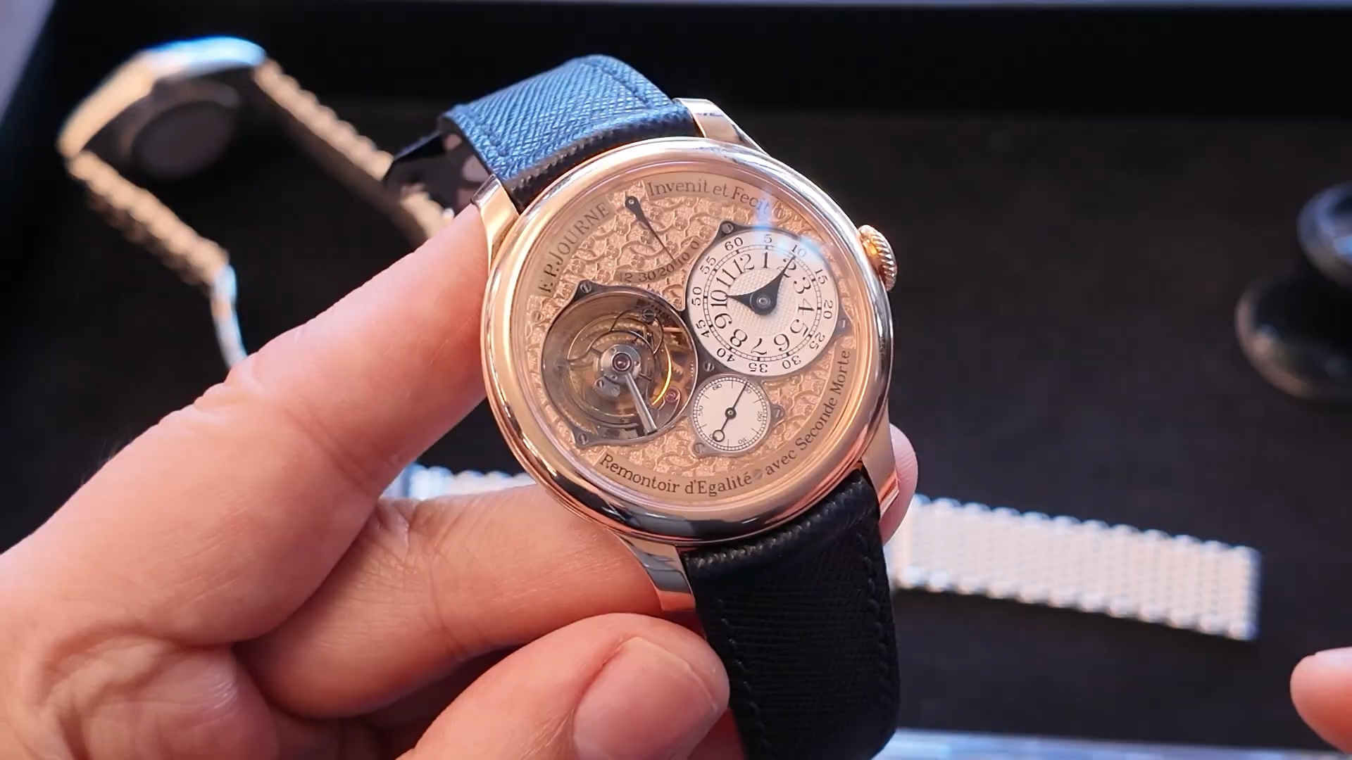 Mặt số F.P. Journe Tourbillon Souverain Régence Circulaire