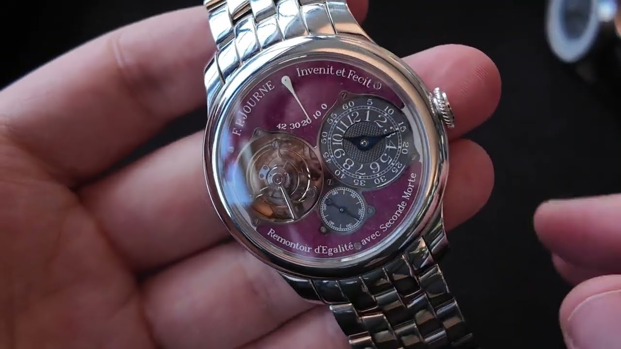 Mặt số ruby của F.P. Journe Tourbillon Souverain
