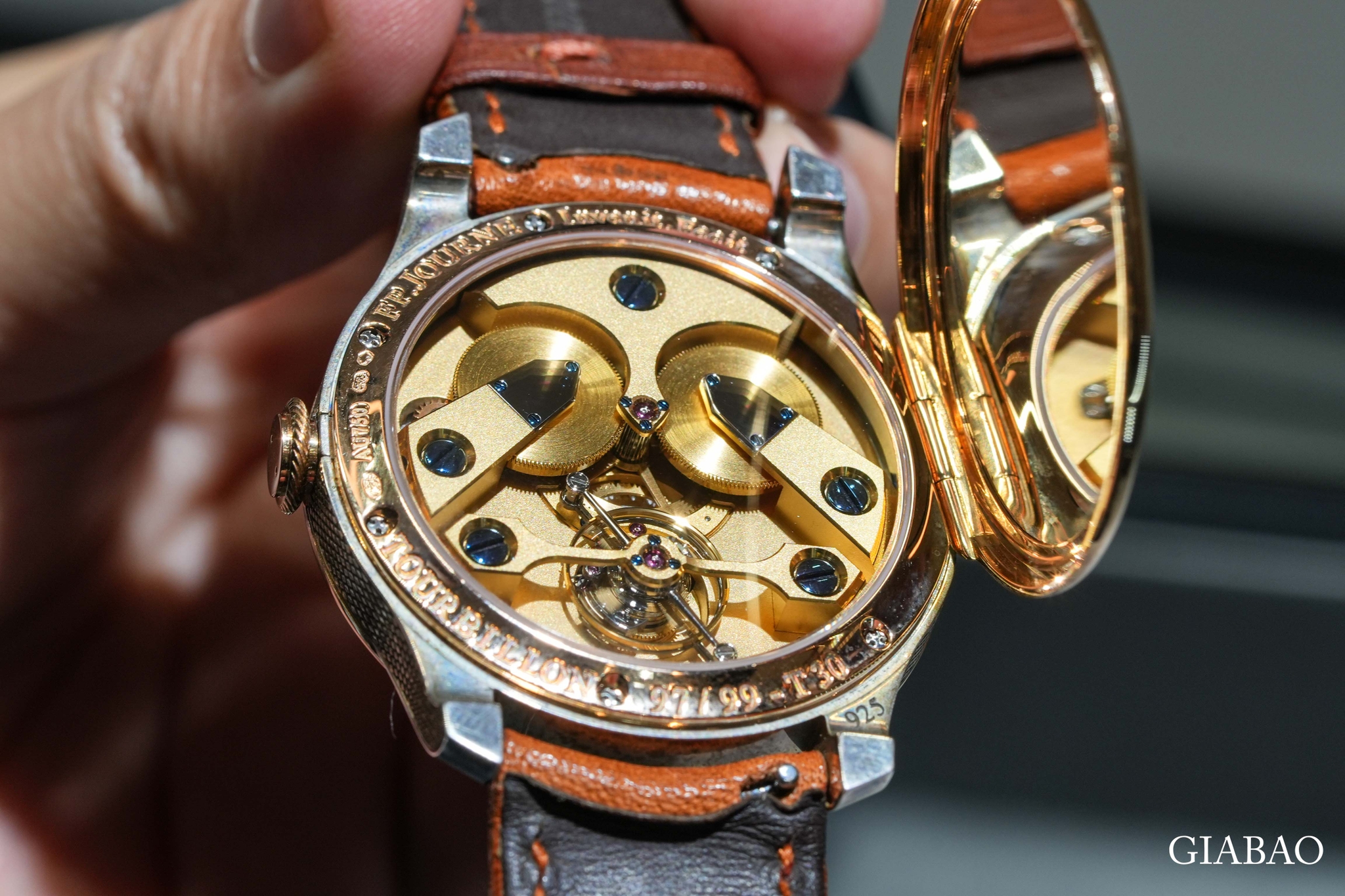 Calibre 1412 F.P. Journe T30 khi mở nắp đáy