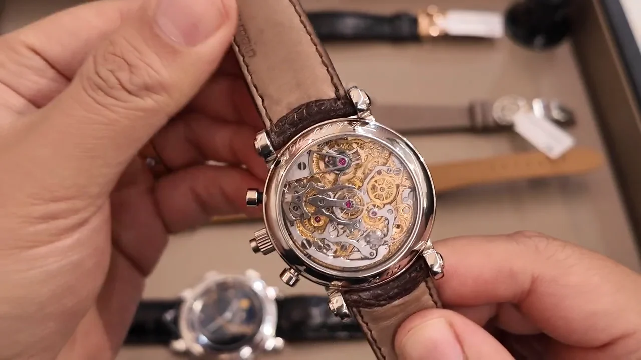 Toàn cảnh bộ máy Venus 179 được cải biến trên Franck Muller 1790 QPTR