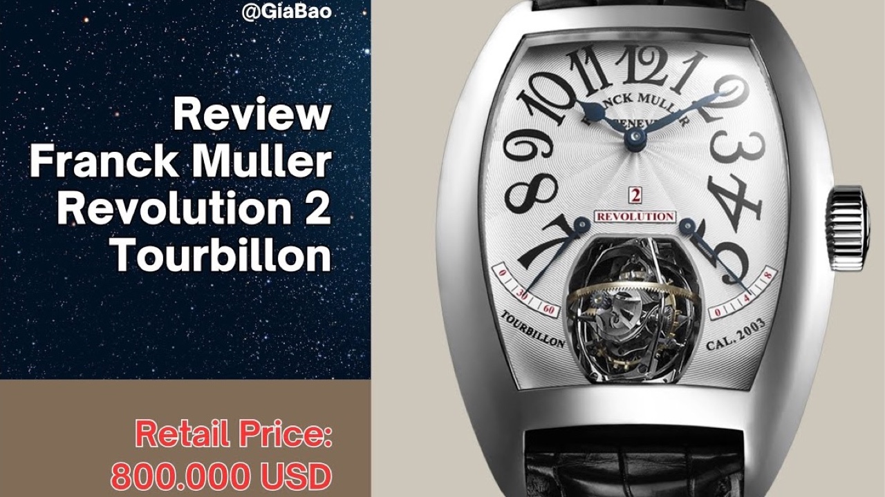 Franck Muller Revolution 2: tourbillon đa trục