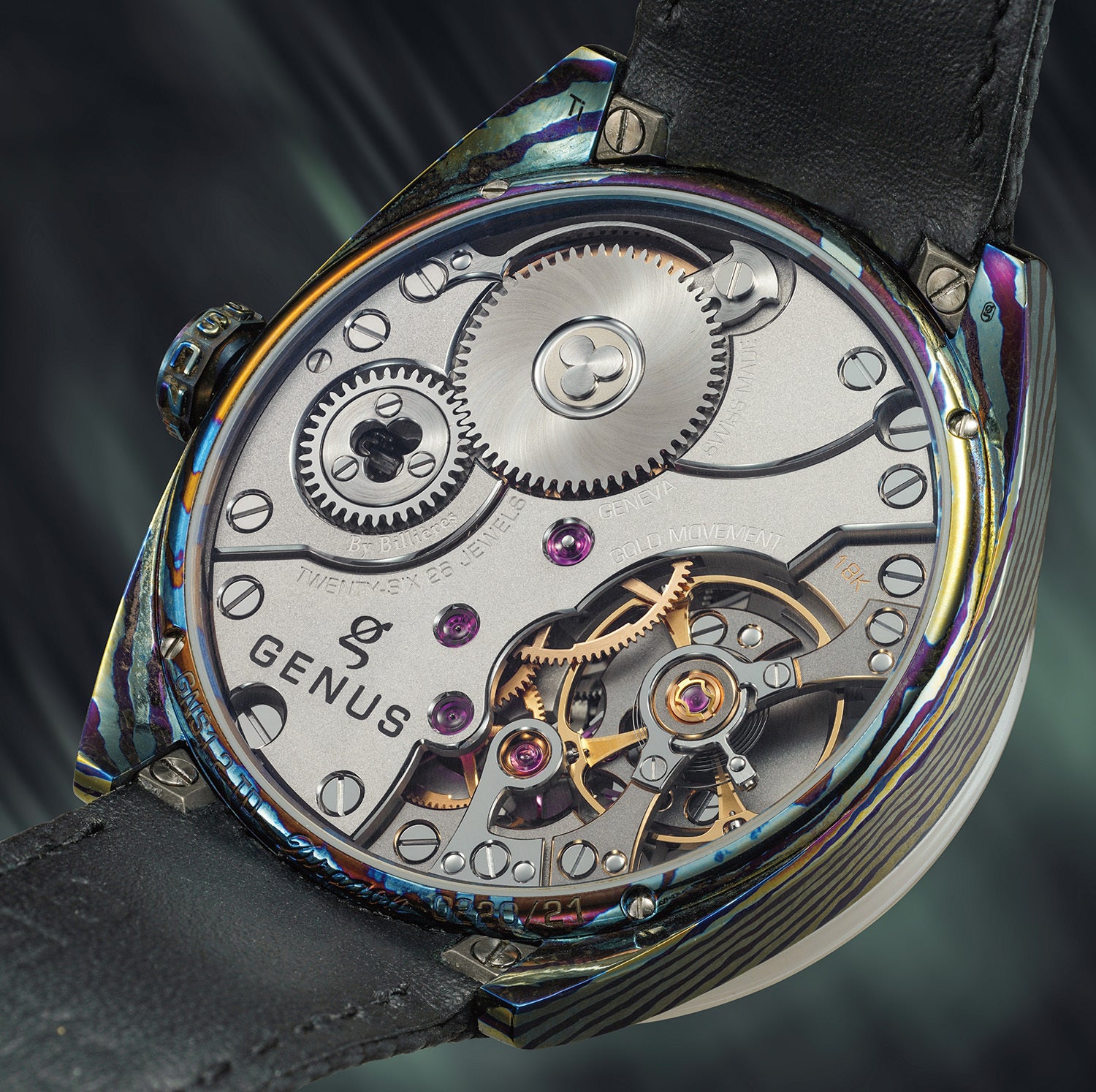 Mặt đáy và Calibre 160W-1.2 của Genus GNS1.2TD Dragon