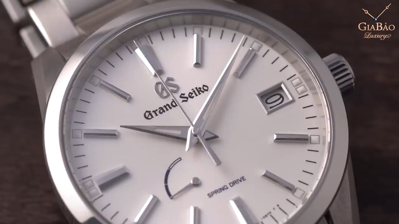 Mặt số bạc Grand Seiko Spring Drive SBGA299