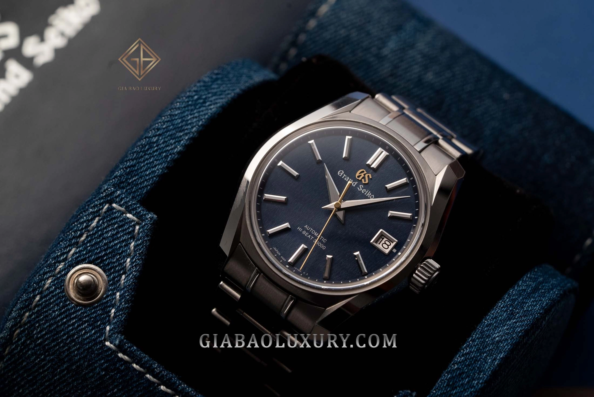 Grand Seiko SBGH273 Shubun: mặt số đêm thu: Grand Seiko SBGH273 Shubun nhìn chính diện