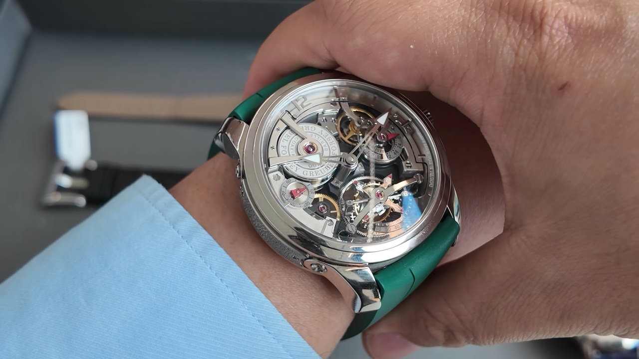 Greubel Forsey Double Tourbillon 30° Technique 47.5mm trên cổ tay