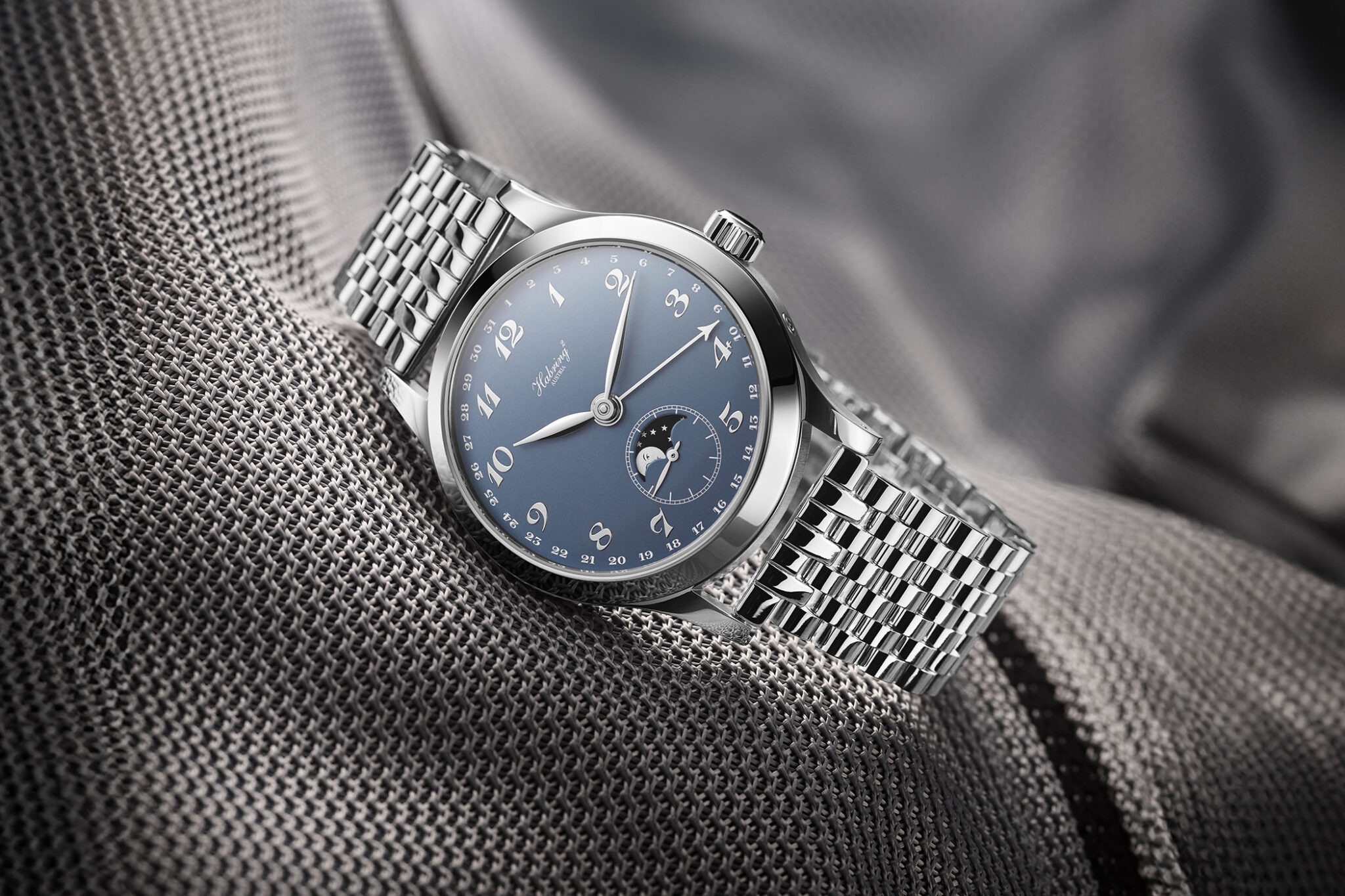 Habring² Oskar Moon Phase: độc lập Áo trong vỏ 38,5 mm — ảnh chi tiết 1