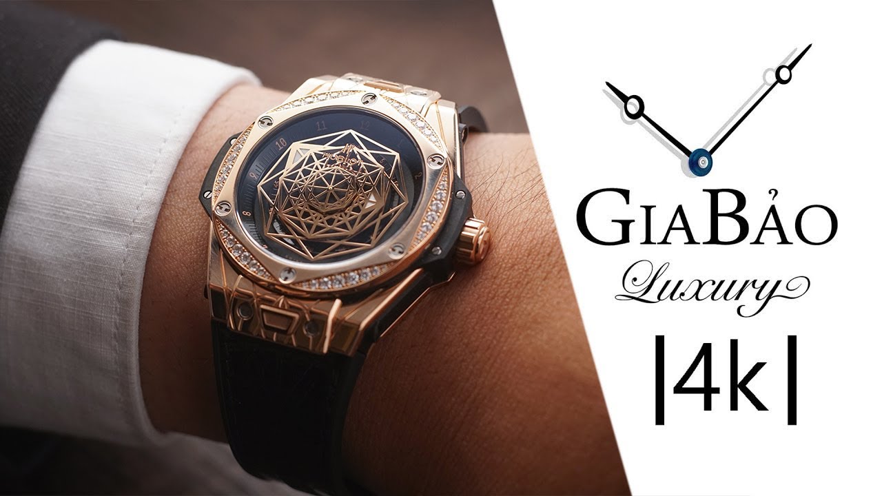Hublot Big Bang Sang Bleu 39 mm: hình học chuyển động